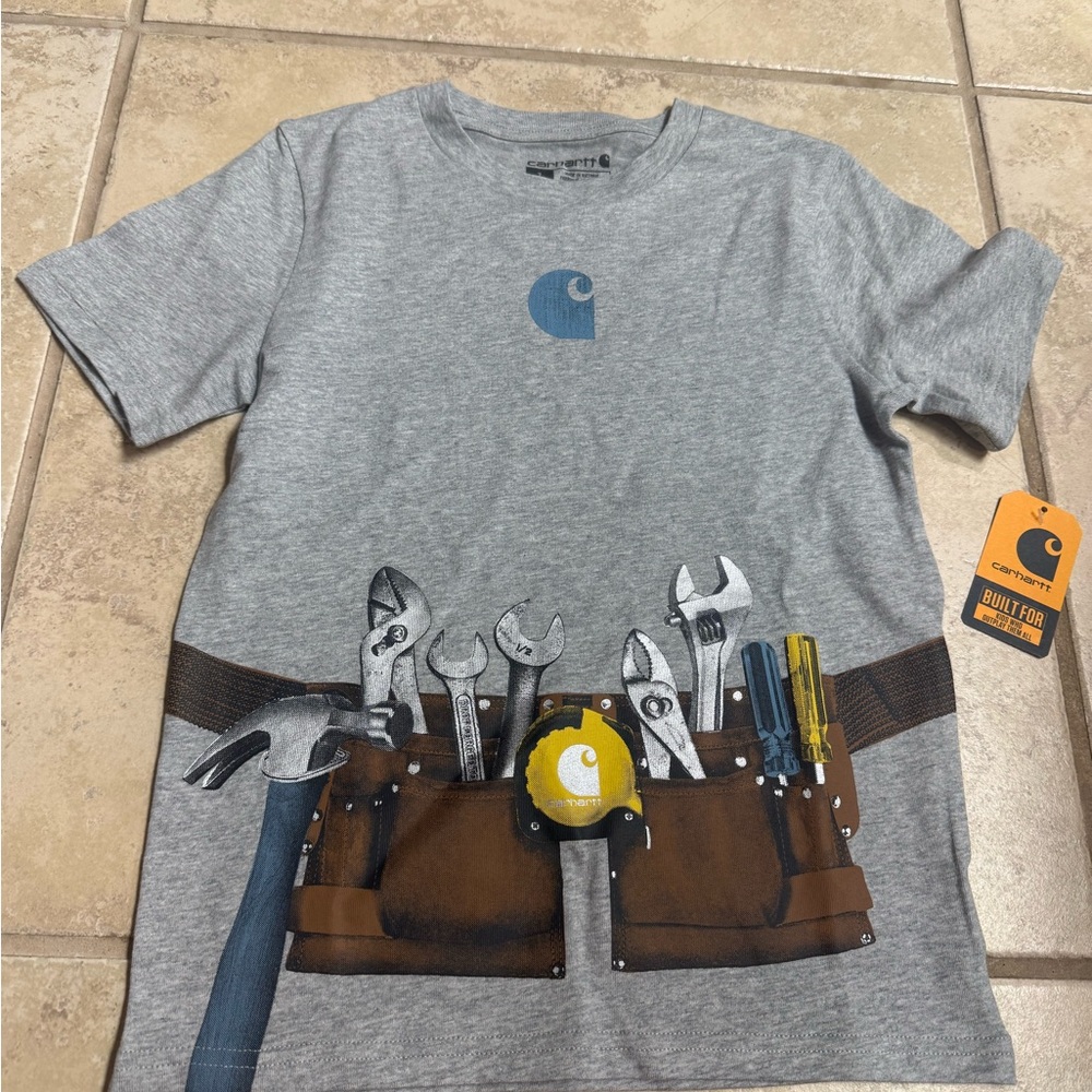 Carhartt Toolbelt Light Gray Short-Sleeve T-Shirt